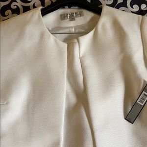 Tahari 2 piece white suit